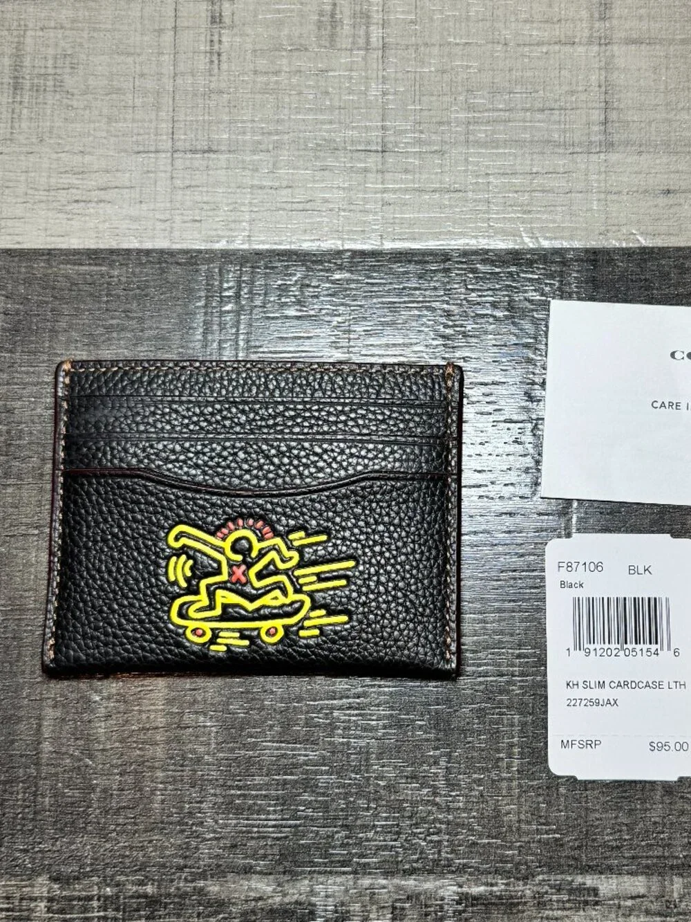 Coach x Keith Haring Limited Edition Skateboard Card Case - 6 Slots